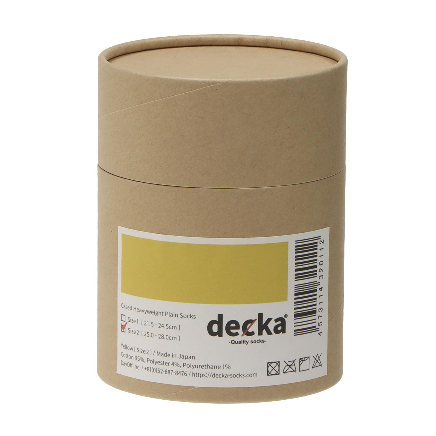  decka CASED HEAVYWEIGHT PLAIN SOCKS画像4