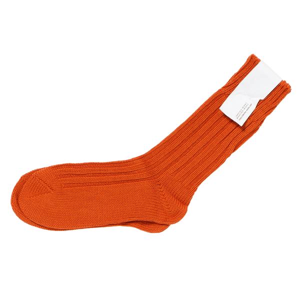 decka ケースド ヘビーウェイト プレーン ソックス オレンジ 1