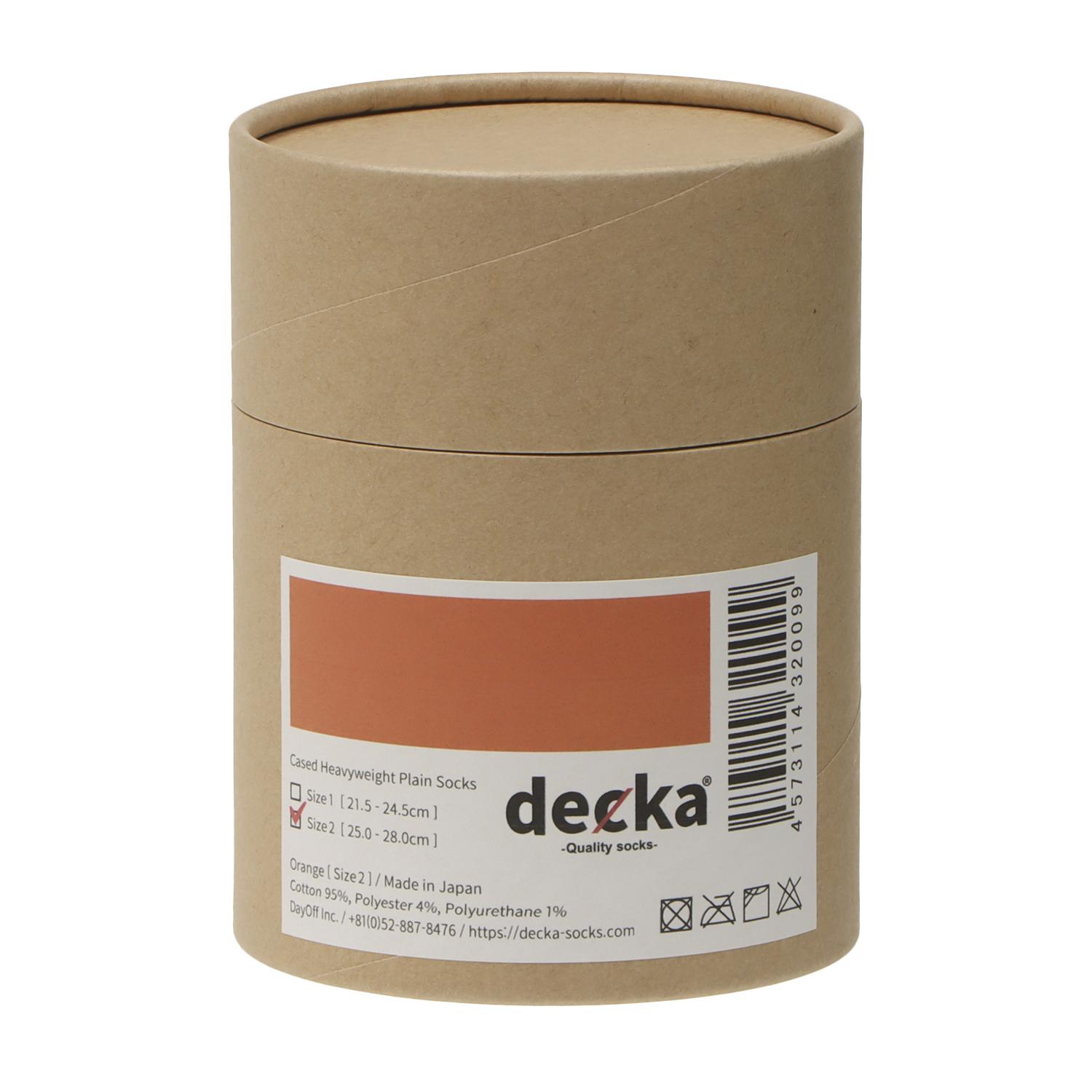  decka CASED HEAVYWEIGHT PLAIN SOCKS画像4