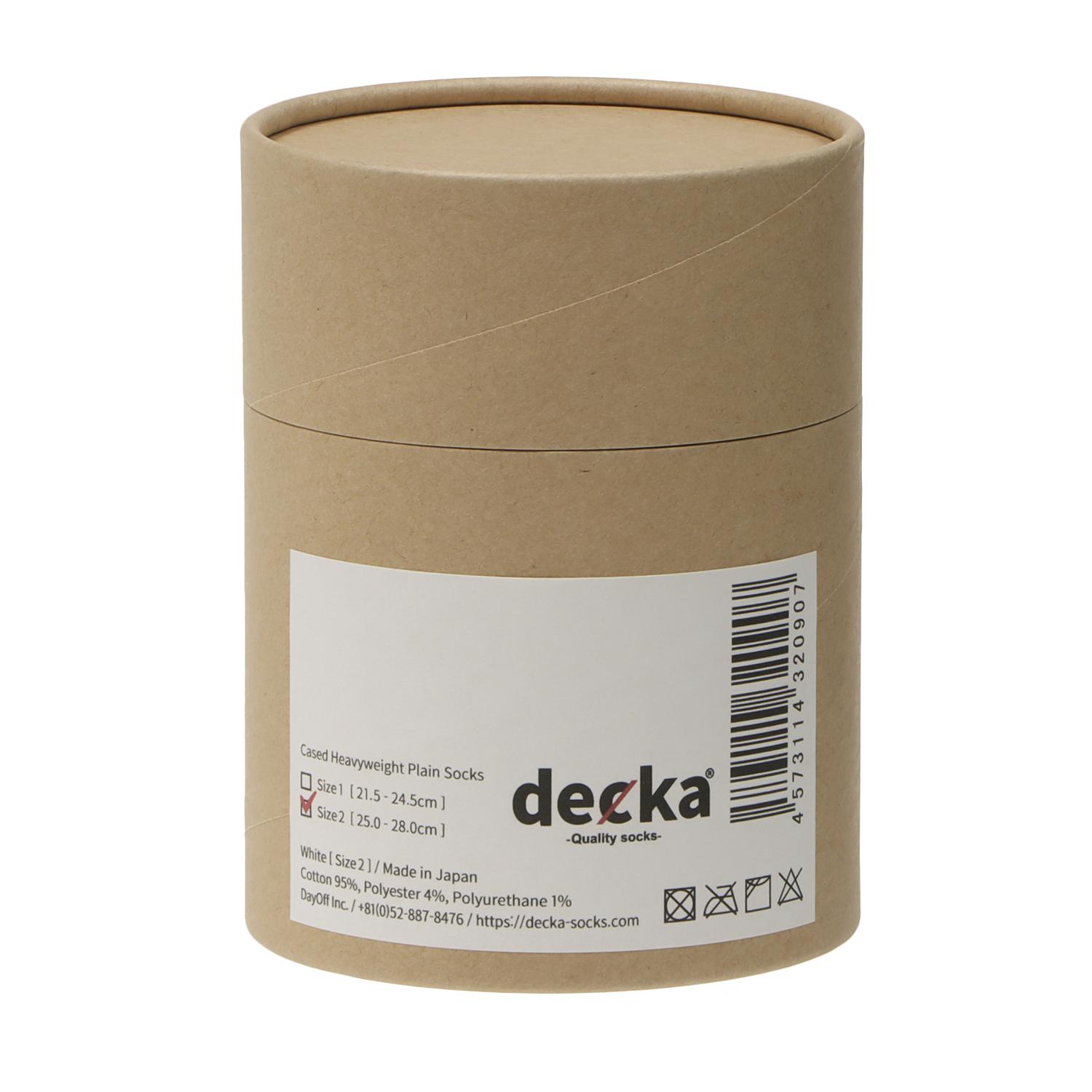  decka CASED HEAVYWEIGHT PLAIN SOCKS画像4