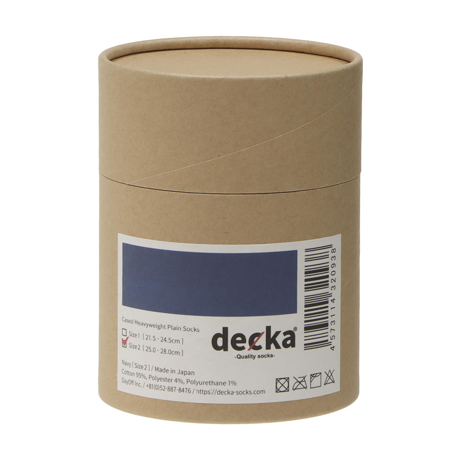  decka CASED HEAVYWEIGHT PLAIN SOCKS画像4