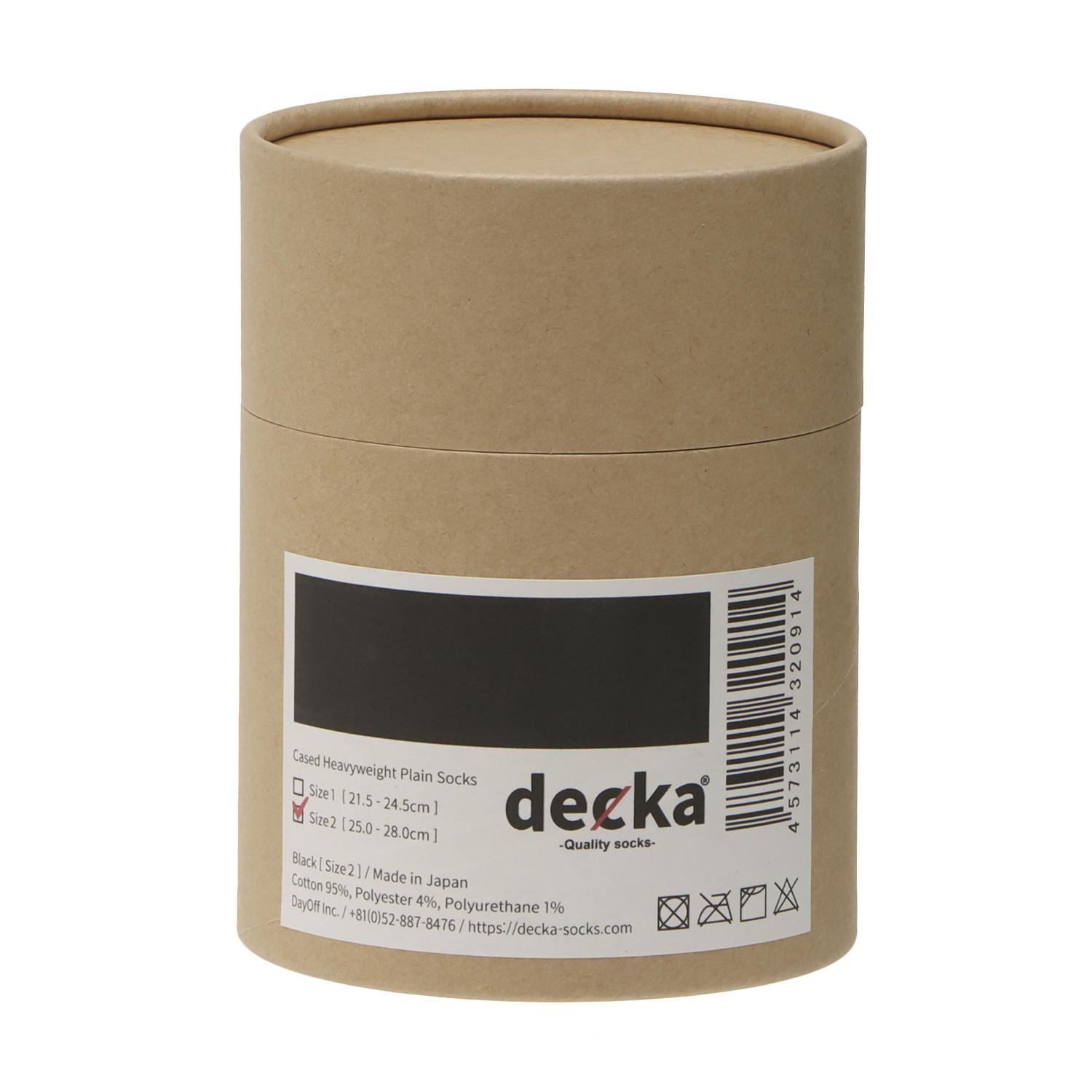  decka CASED HEAVYWEIGHT PLAIN SOCKS画像4