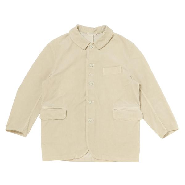 PORTER CLASSIC コーデュロイ フレンチジャケット ウォッチチェーンアイテム ホワイト L