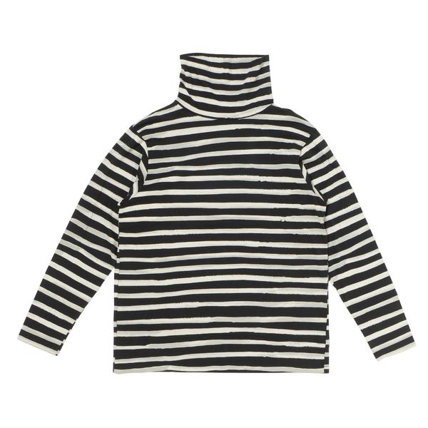 PORTER CLASSIC アーティスト ボーダー タートルネック ブラック L