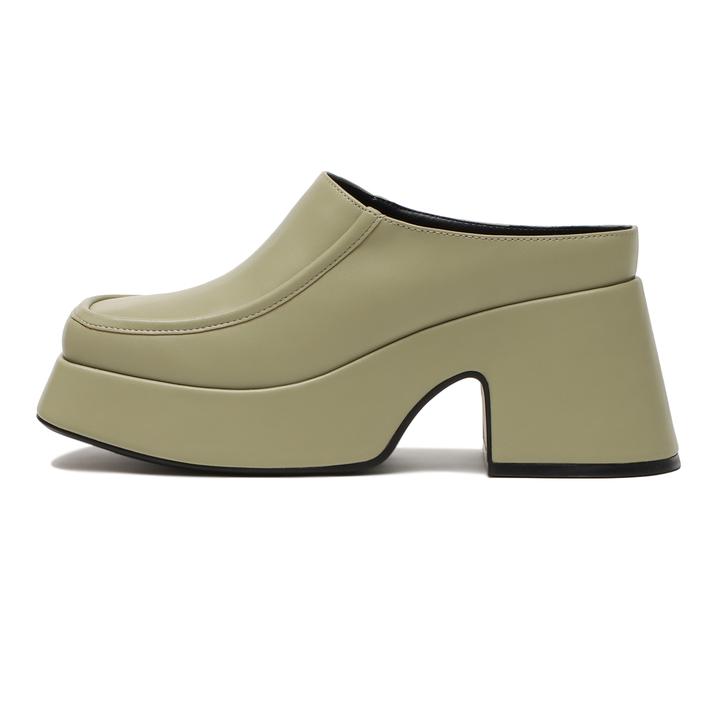 レディース 【ABC SELECT】 エービーシーセレクト SQ MOCA MULE 8 スクエアモカミュール 8 W5026 PISTACHIO L(24cm-)