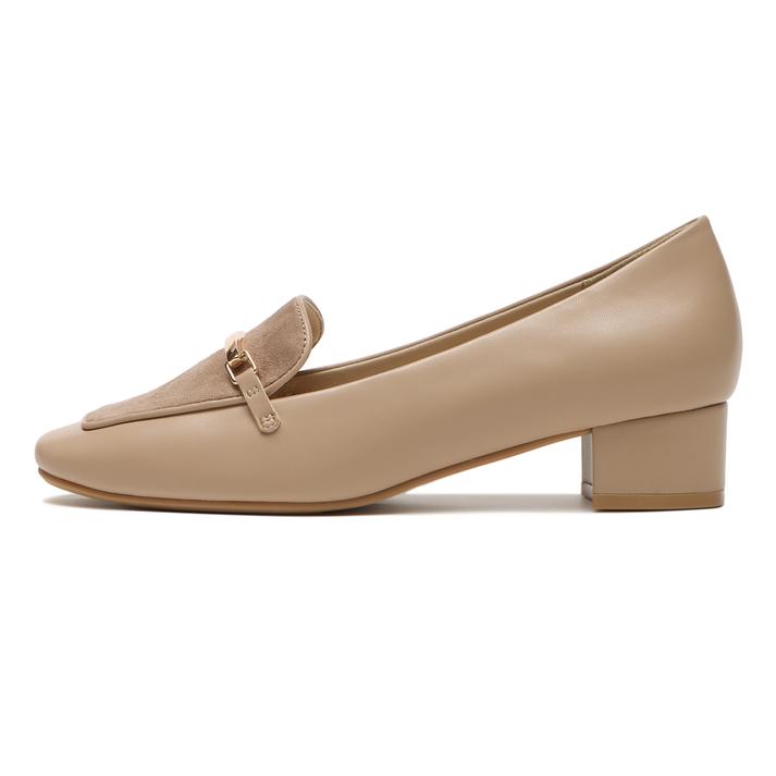 【送料無料】 レディース 【ABC SELECT】 エービーシーセレクト BIT PUMPS 3.5 ビットパンプス 3.5 W5031 BEIGE M(23.5cm-)