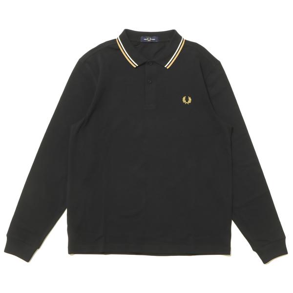 FRED PERRY LS ツインティップド シャツ ブルー XS