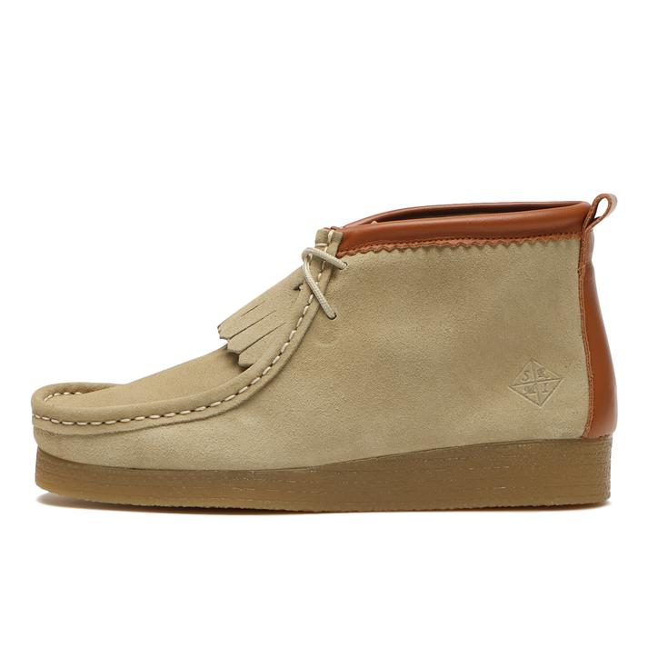 yz ySTEFANO ROSSIz Xet@mbV MOCASSIN BOOTS JVu[c SR03990 SAND 42(26.5-27cm)