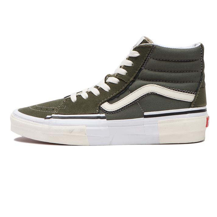 VANS �X�P�[�g�n�C���R���X�g���N�g OLIVE CAMO