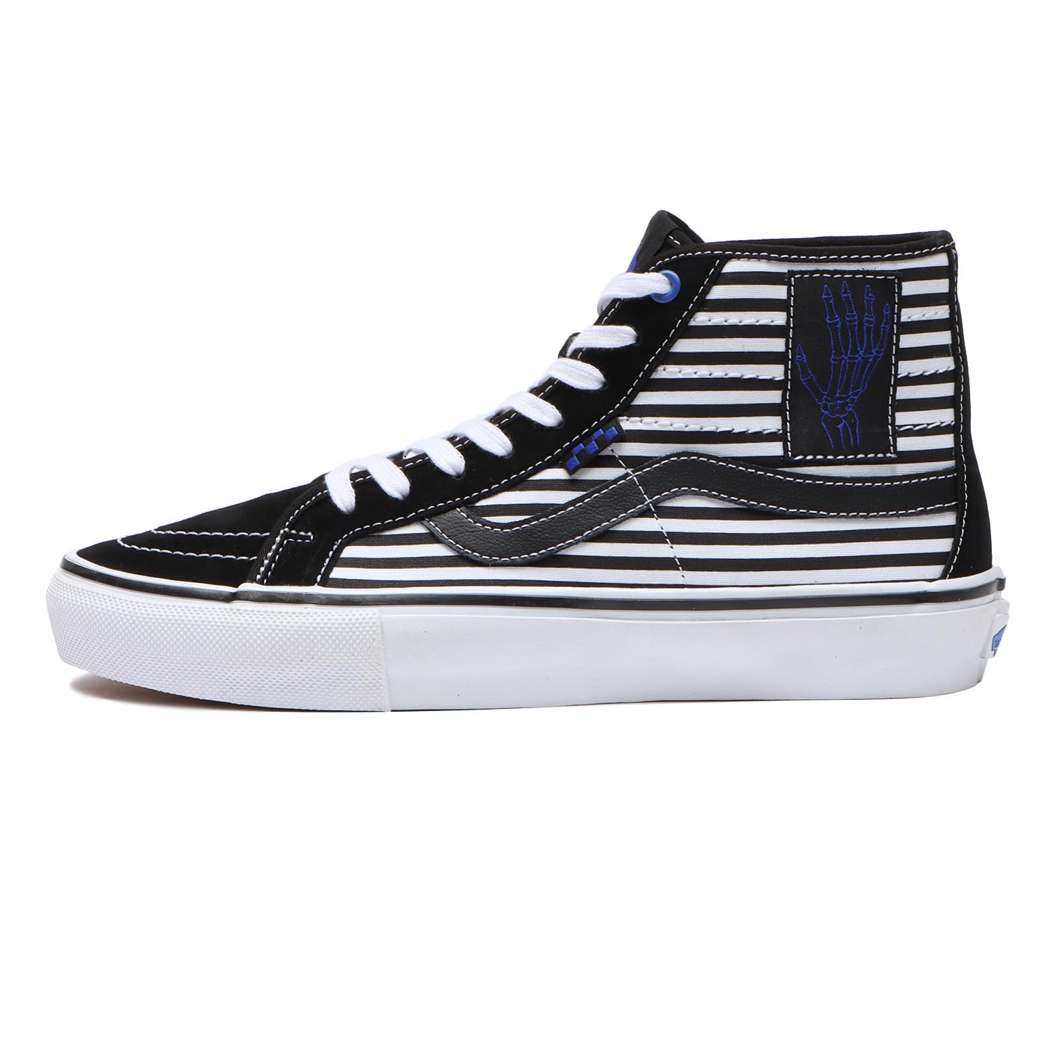 靴 VANS Sk8-Hi VANS SK-8 Hi MTE-2 Black Floral Boot Casual Leather Women
