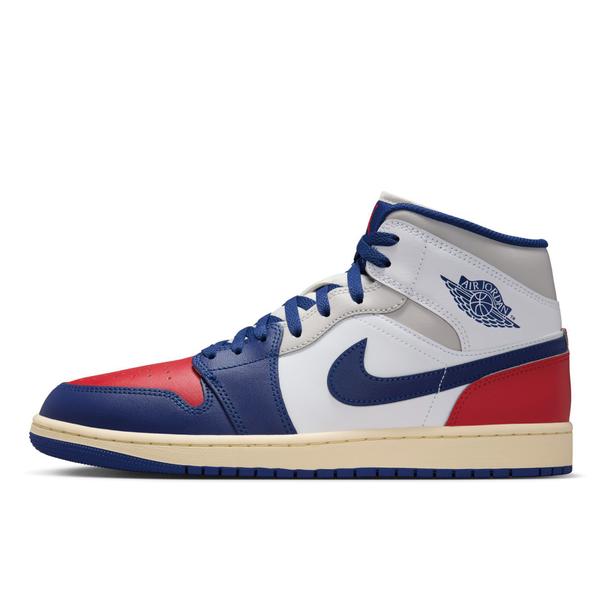 JORDAN BRAND エア ジョーダン 1 MID ホワイト 25cm