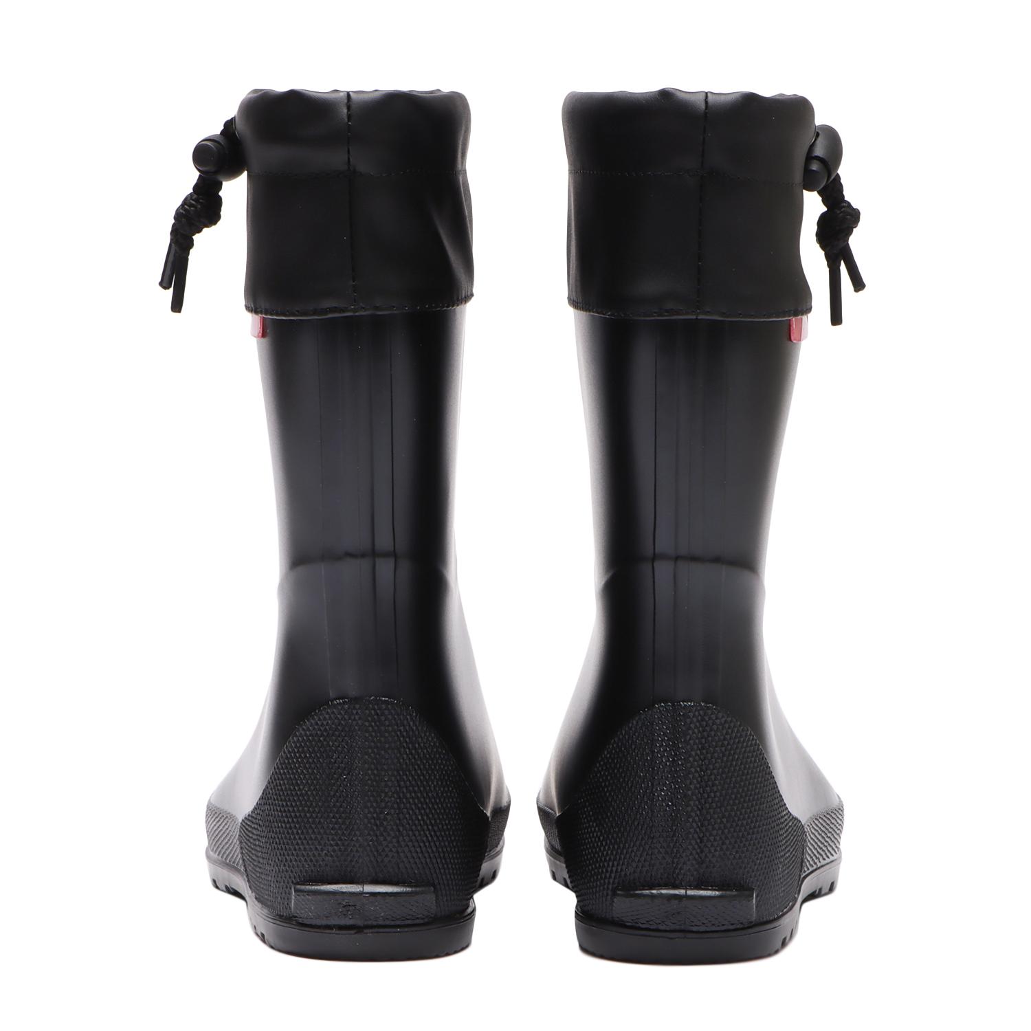 【Hydrogen】middle rain boots ミドル レーン ブーツ ブラック レディース 【ABC SELECT】 エービーシーセレクト MIDDLE RAIN