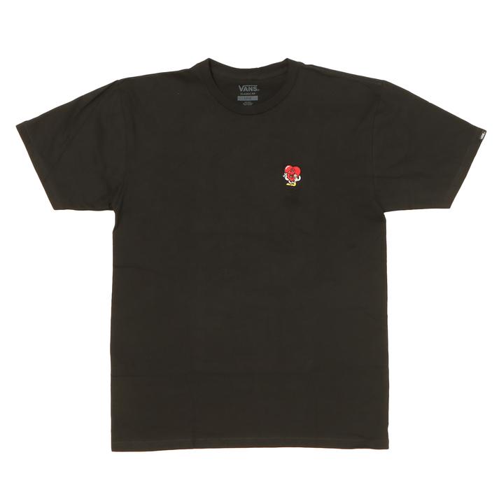 VANS �V���[�g�X���[�u BLACK