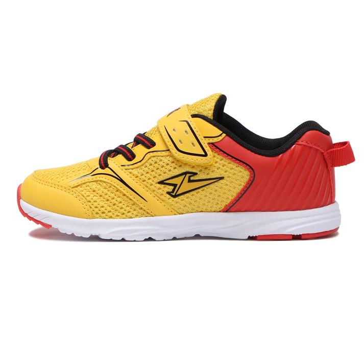 キッズ 【HAWKINS】 ホーキンス 16-22 MACH LITE キッズ ランニングシューズ HK86003M2 MUSTARD/BLACK 19cm