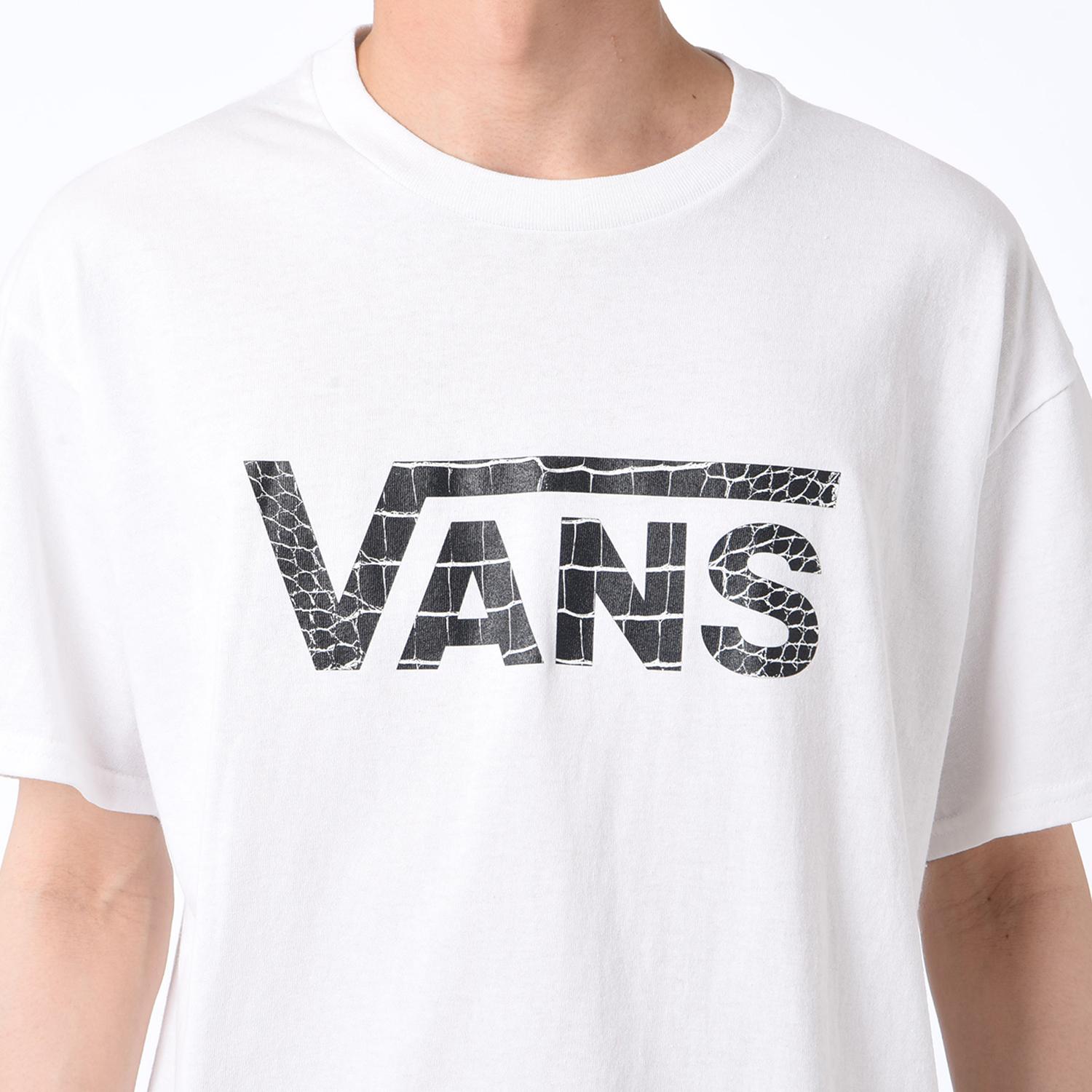 SHADOWS グラフィックTシャツ ホワイト　XL VANS】 ヴァンズ M Crocodile Flying-V TEE ショートスリーブ
