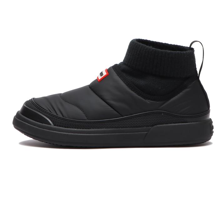 yz fB[X yHUNTERz n^[ W IN OUT PUFFER KNIT BOOT W IN OUT PUFFER KNIT BOOT WFS2265REN BLK UK4(23cm)