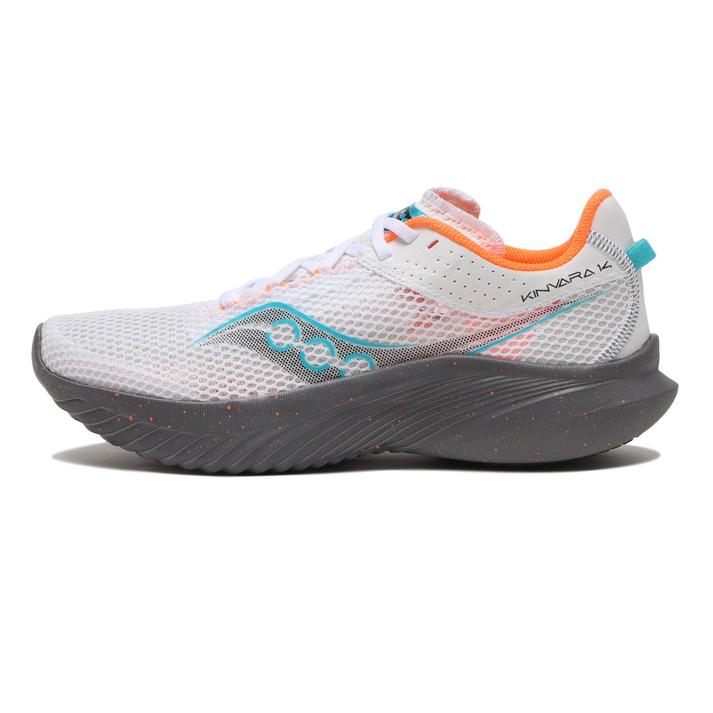 yz ySAUCONYz TbJj[ KINVARA 14 Lo 14 S20823-85 WHITE/GRAVEL 7(25cm)