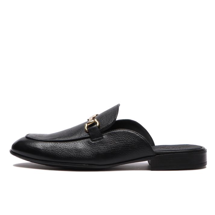 STEFANO ROSSI CROWE BITS MULE BLACK