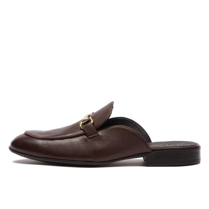 STEFANO ROSSI CROWE BITS MULE BROWN