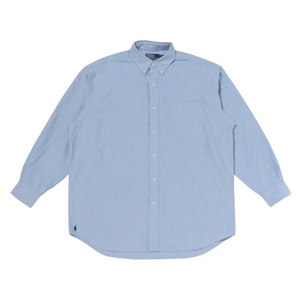 POLO RALPH LAUREN ビッグフィット シャツ ブルー M