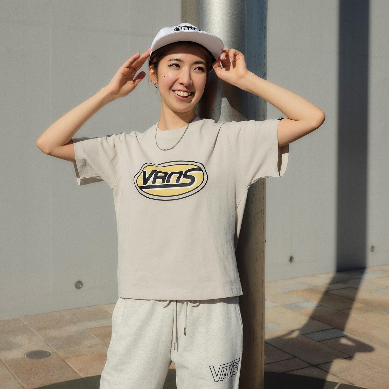 VANS】 ヴァンズ W Oval VANS Logo SSTEE ショートスリーブ 