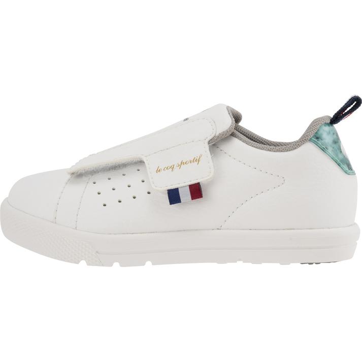 ベビー 【LE COQ】 ルコックスポルティフ 13-15LA ROLAND II F LA LOLAND II F QL5VJC03WT WHITE/TURQUOISE 13cm
