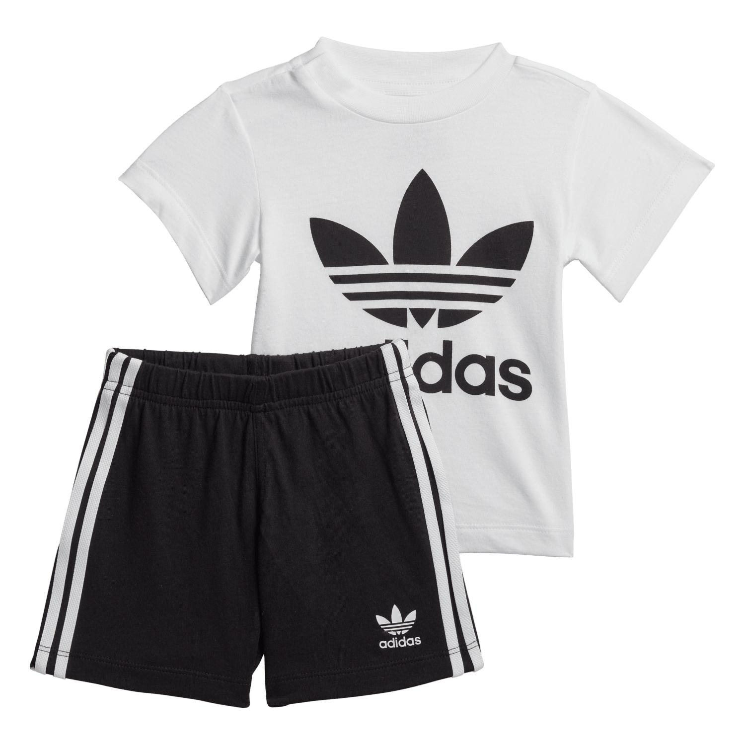 キッズ 【adidas】 アディダス K SHORT TEE SET(-100