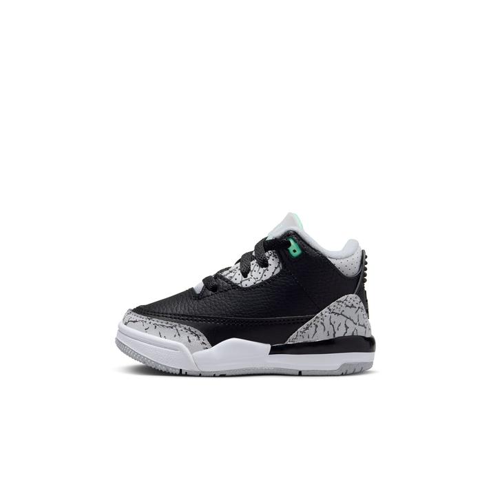 NIKE 3 ���g�� TD 031BLK/GRNGLW