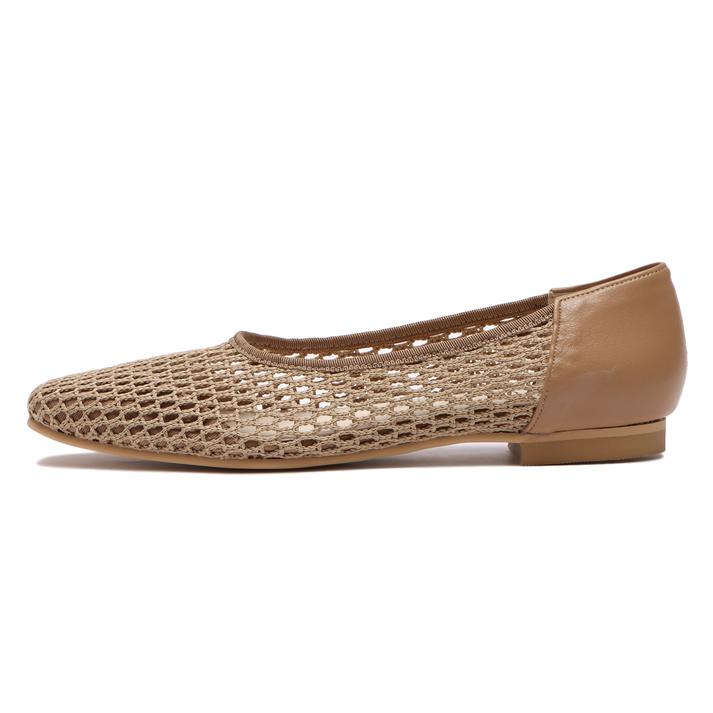 fB[X yJOLI ENCOREz W[AR[ MESH FLAT 1 bVtbg 1 JE80205 BEIGE 24.5cm