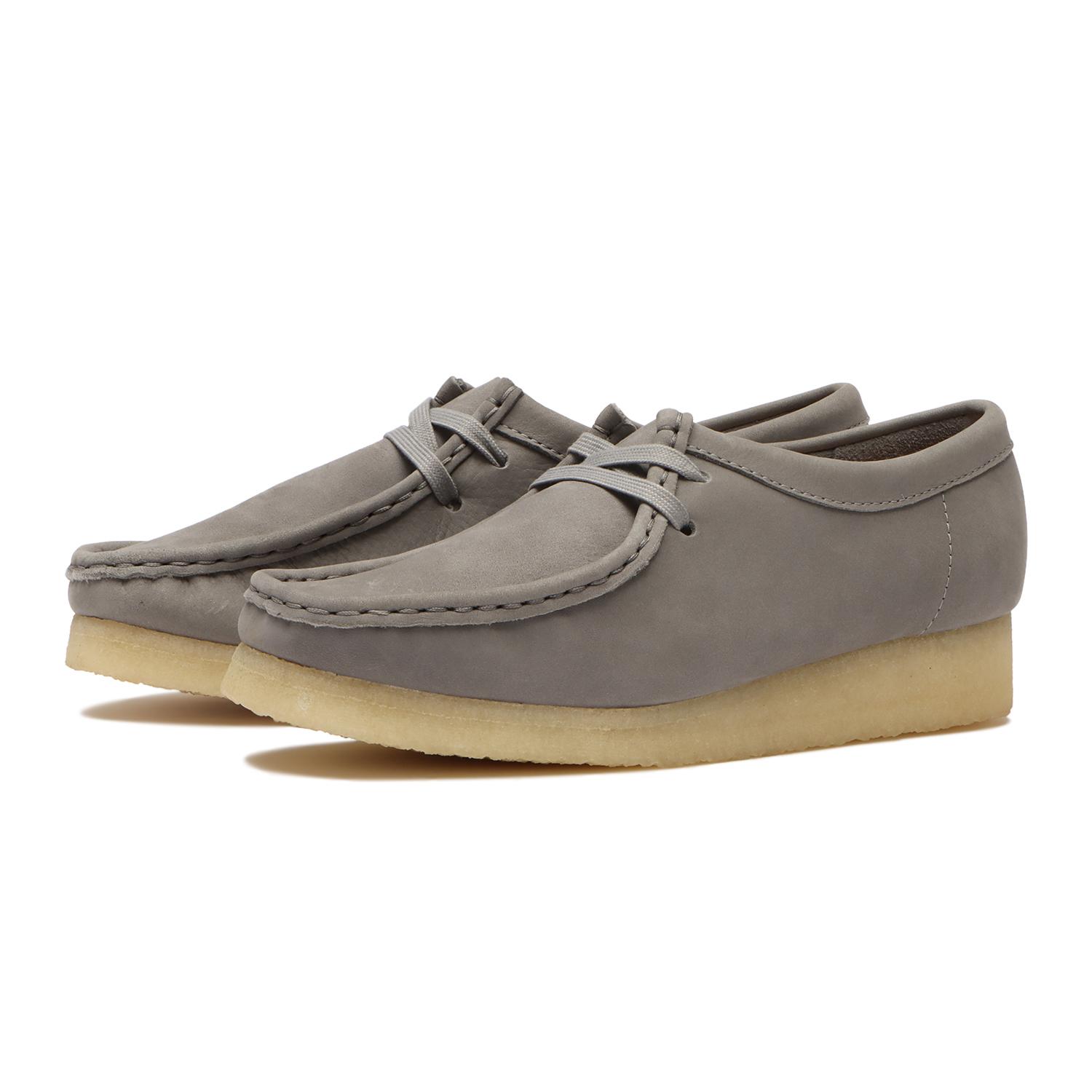 Donna CLARKS WALLABEE | Sneaker Grigio Nabuk | 26169921] | Nuove In Scatola