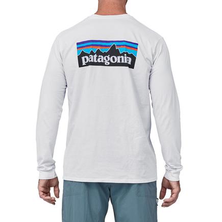 patagonia メンズロングスリーブP-6ロゴレスポンシビリティー