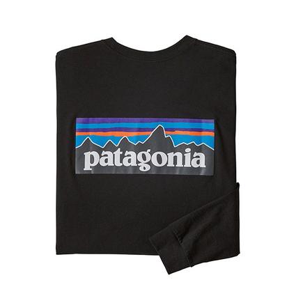 patagonia メンズロングスリーブP-6ロゴレスポンシビリティー