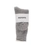  ROTOTO ROTOTO Double Face Crew Socks画像1
