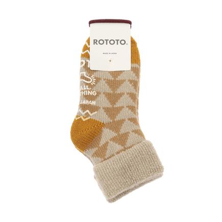 ROTOTO コンフィールームソックスサンカク