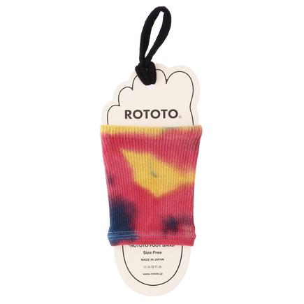 ROTOTO フットバンドタイダイ