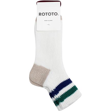 ROTOTO ロトト オーエスリブアンクルソックス