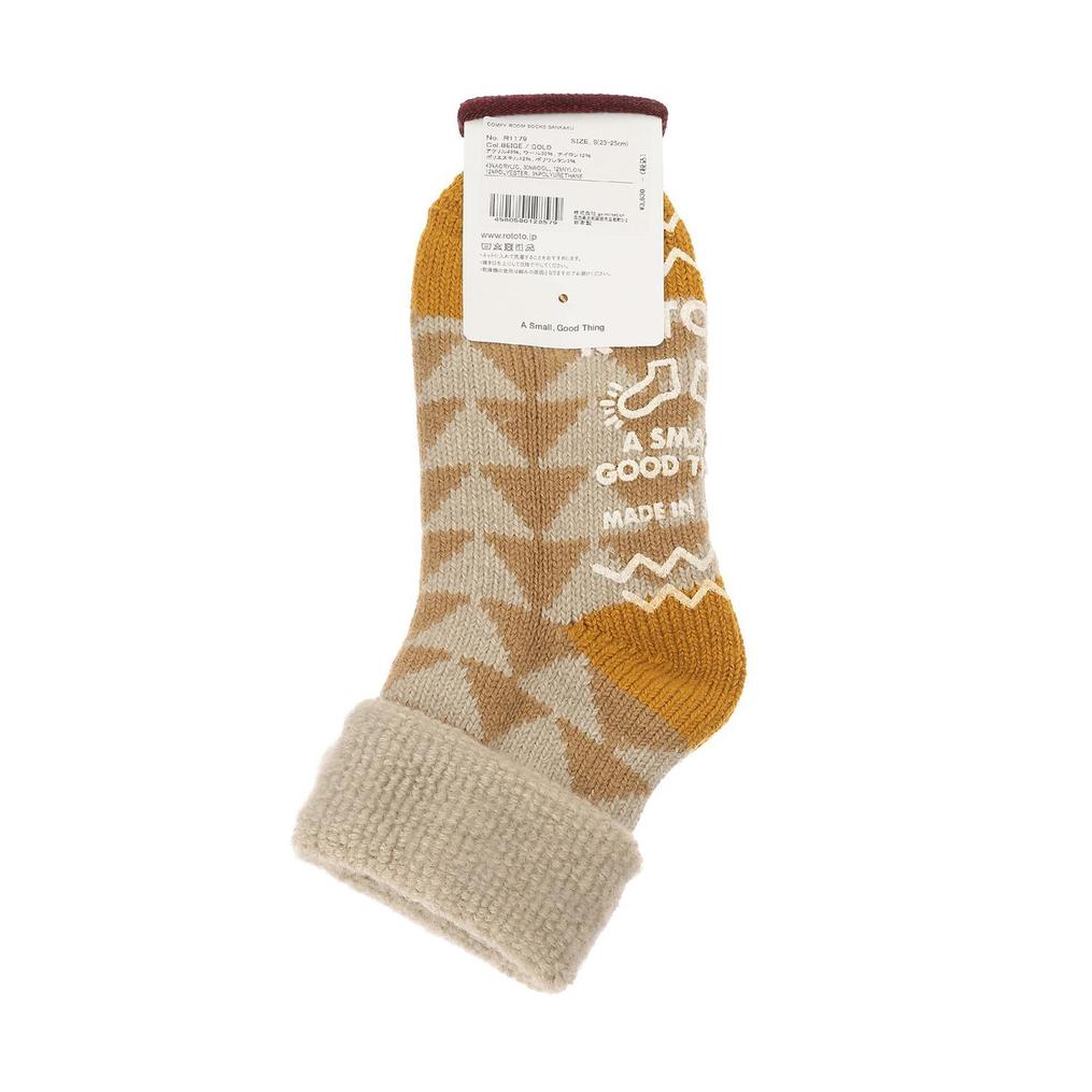  ROTOTO ROTOTO Comfy Room Socks Sankaku画像3