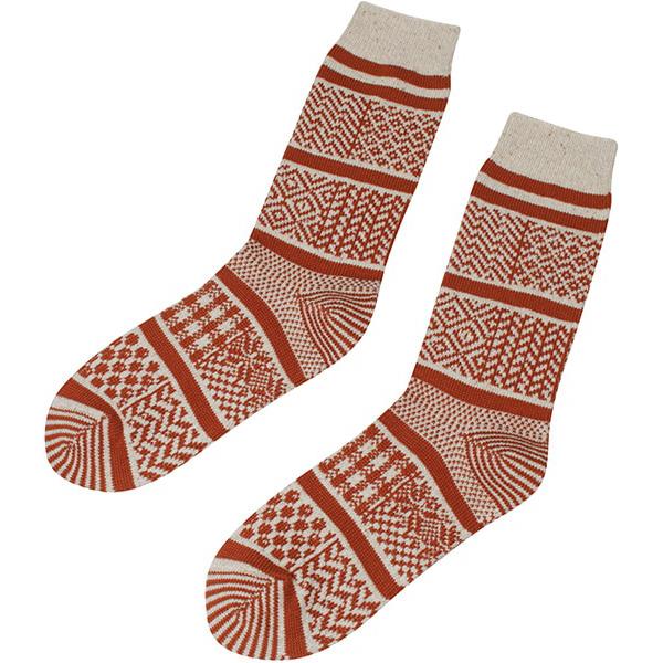  ROTOTO ROTOTO Multi Jacquard Crew Socks画像3