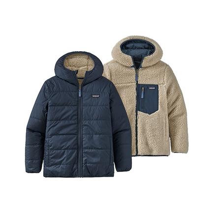 patagonia キッズリバーシブルレディフレディフーディ