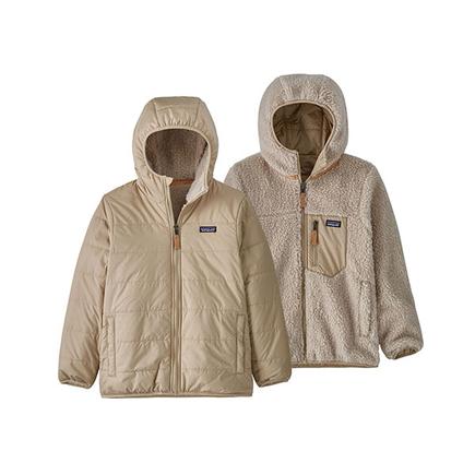 patagonia キッズリバーシブルレディフレディフーディ