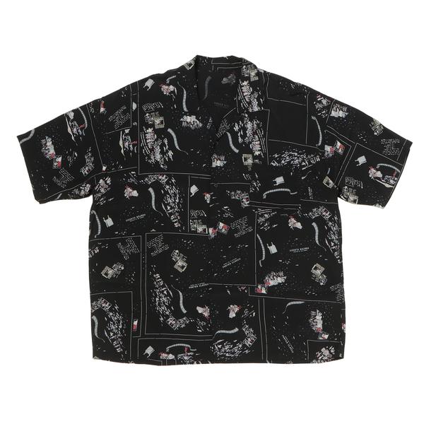 PORTER CLASSIC アロハシャツ フレンチフィルム ブラック L