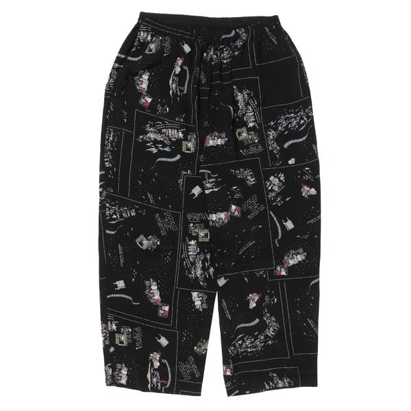 PORTER CLASSIC アロハパンツ フレンチフィルム ブラック M