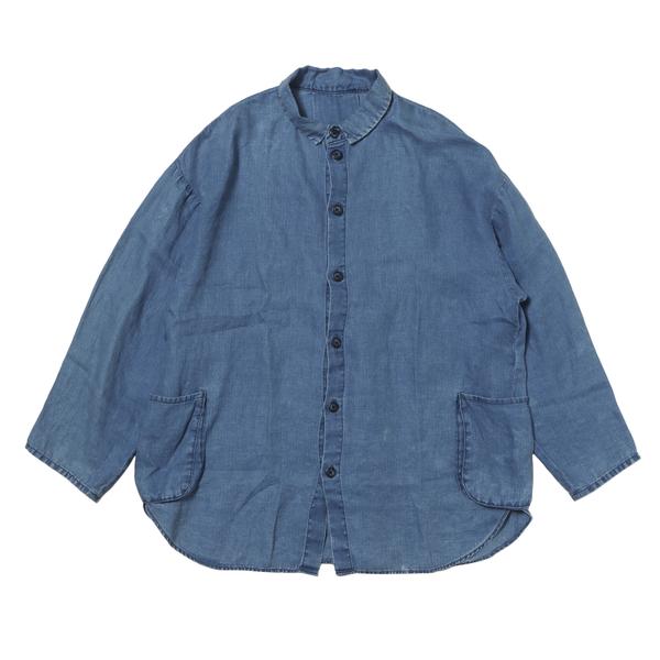 PORTER CLASSIC インディゴ リネン シャツジャケット ブルー 3