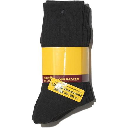 OSHMAN’S オッシュマンズオリジナルソックス 3Pクルー