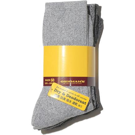 OSHMAN’S オッシュマンズオリジナルソックス 3Pクルー