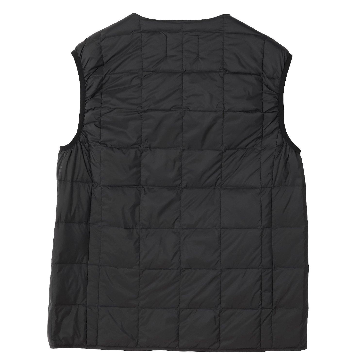 TAION TAION Basic V-Neck Button Inner Down Vest｜OSHMAN'S ONLINE