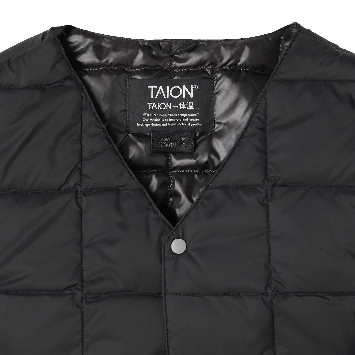 TAION TAION Basic V-Neck Button Inner Down Vest|OSHMAN'S ONLINE TAION TAION Basic V-Neck Button Inner Down Vest|OSHMAN'S ONLINE