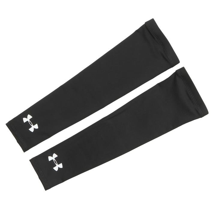 yUNDER ARMOURz A_[A[}[ HEATGEAR ARM SLEEVES 3490 H/G ARMX[u 1313490 001BLK/WHT L