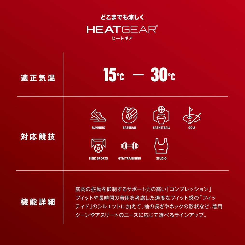 UNDER ARMOUR UNDER ARMOUR Heat Gear Arm Sleeve画像8