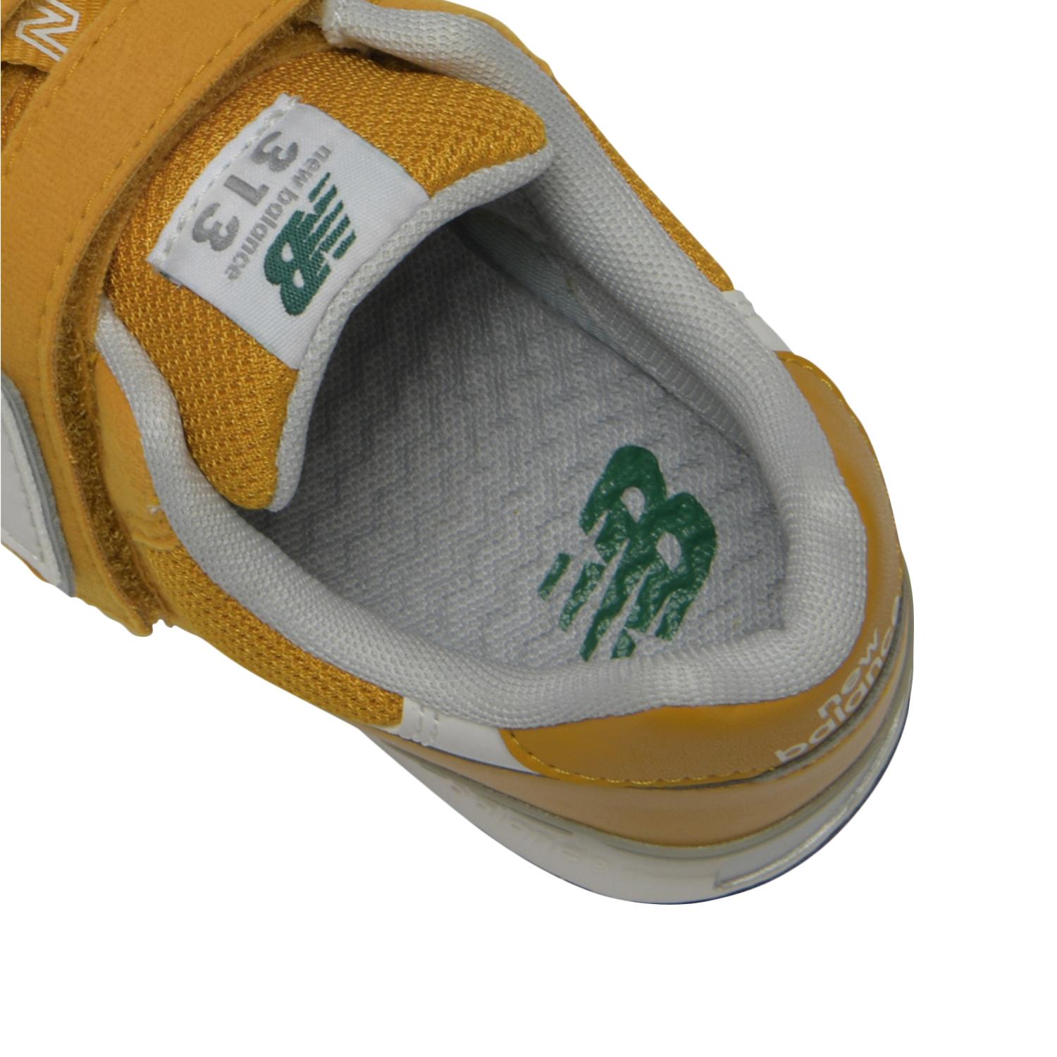 新品　21　ニューバランス　PO313 JF イエロー　キッズ　スニーカー ニューバランス スニーカー313 キッズ19.5 イエロー 新品 訳あり 楽天